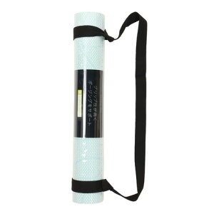 ウィッテム(HUITIEME)(メンズ、レディース)ヨガマット 3.5mm ストラップ付 天然ゴム 高グリップ 天然柄 HU20HI8411728 GRN