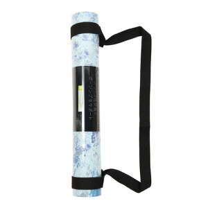 ウィッテム(HUITIEME)(メンズ、レディース)ヨガマット 3.5mm ストラップ付 天然ゴム 高グリップ 天然柄 HU20HI8411728 SAX