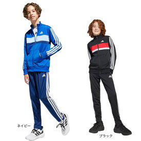 アディダス（adidas）（キッズ）キッズ シーズナル エッセンシャルズ Tiberio スリーストライプス トリコット トラックスーツ KQG66