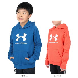 アンダーアーマー（UNDER ARMOUR）（キッズ）ジュニア ライバルフリース ビッグロゴ フーディー 1379791