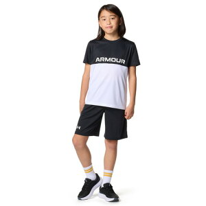 �A���_�[�A�[�}�[�iUNDER ARMOUR�j�i�L�b�Y�j�W���j�A �e�b�N �J���[�u���b�N T�V���c �V���[�c �㉺�Z�b�g 6001343 001