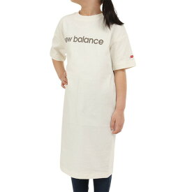 ニューバランス（new balance）（キッズ）半袖Tシャツ ジュニア リニアロゴ ドレス ABD35052SST