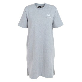 ニューバランス（new balance）（レディース）半袖Tシャツ レディース Essentials スタックドロゴ ドレス WD31502AG