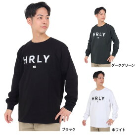 ハーレー（HURLEY）（メンズ）オーバーサイズ ブランドロゴ 長袖Tシャツ 23MLS2200001