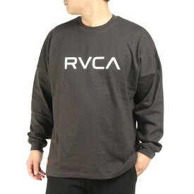 ルーカ（RVCA）（メンズ）長袖 ロンT シンプル BIG RVCA LT ロングスリーブ ブラック BC042064 PTK