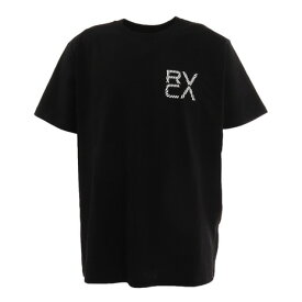ルーカ（RVCA）（メンズ）半袖 Tシャツ バックロゴ FORMING RADAR SQ ST ブラック BC041243 BLK
