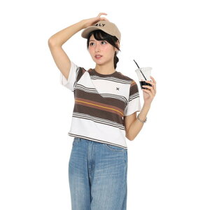 �n�[���[�iHURLEY�j�i���f�B�[�X�jCROP BORDER ����T�V���c 24 WSS2320043