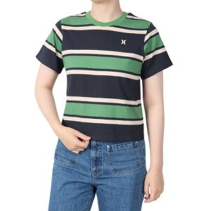 �n�[���[�iHURLEY�j�i���f�B�[�X�jCROP BORDER ����T�V���c 24 WSS2320043