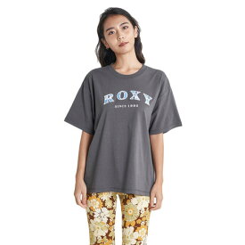 ロキシー（ROXY）（レディース）半袖Tシャツ レディース VINTAGE FLOWER LOGO RST232033 BBK