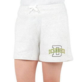 ディーシーシューズ（DC SHOES）（レディース）22 WS FLEECE COLLEGE SHORT ショートパンツ 22SP LWS221303 GRY