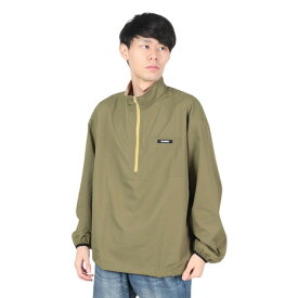 エクストララージ（XLARGE）（メンズ）ナイロン ハーフジップ ジャケット 101221021007-OLIVE