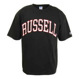 ラッセル（RUSSELL）（メンズ）PRINT COLLEGE 半袖Tシャツ RBM22S0013 BLK