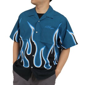 エクストララージ（XLARGE）（メンズ）FLAME 半袖シャツ 101222014005-BLUE
