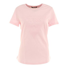 ゲス（GUESS）（レディース）エンボスロゴ 半袖Tシャツ YM2K8406 KLPI