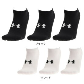 アンダーアーマー（UNDER ARMOUR）（メンズ、レディース）コア ノーショーソックス 3足組 1363241