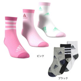 アディダス（adidas）（キッズ）ジュニアグラフィックソックス3足組 EVL11