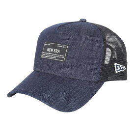 ニューエラ（NEW ERA）（メンズ、レディース）キャップ 9FORTY A-Frame トラッカー Denim ウーブンパッチ 14109669 帽子