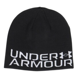 アンダーアーマー（UNDER ARMOUR）（キッズ）ジュニア ニット帽 リバーシブル ハーフタイム ビーニー 1379999 001