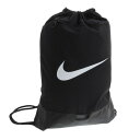 ナイキ（NIKE）（メンズ、レディース）ジムサック ブラジリア 9.5 黒 18L DM3978-010 ナップサック マルチバッグ 巾着バッグ 体操服入れ 着替え入れ