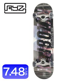 ライズ（RYZ）（メンズ、レディース）スケートボード スケボー コンプリート COMPLEAT 572R1HI1800 7.48インチ【ラッピング不可商品】