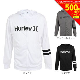 【500円OFFクーポン対象！5/1迄】ハーレー（HURLEY）（メンズ）ラッシュガード パーカー 長袖 UVカット UPF50+ 紫外線対策 RASH ONE AND ONLY MRG2310036