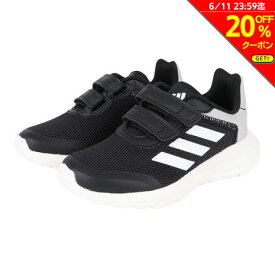 【20％OFFクーポン対象！6/11迄】アディダス（adidas）（キッズ）テンソーラン ブラック 黒 LUT34-GZ3434 ジュニアスポーツシューズ スニーカー ランニングシューズ マジックテープ 運動靴