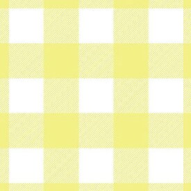 ポーセラーツ 転写紙 模様 BLOCK CHECK(ブロックチェック・パステルイエロー) Lサイズ yellow