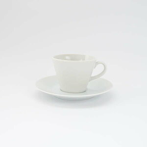 ポーセラーツ 白磁 食器 白い食器 コーヒーカップ ティーカップ ソーサー 広口カップ＆ソーサー white