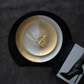 テーブルウェア 食器 皿 器 おしゃれ 和 洋 華やか お祝い お正月 フェガーリガラスシリーズ フェガーリガラスプレートM gold silver Instagram掲載商品