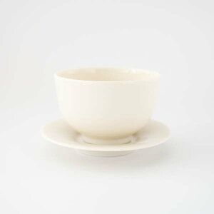 煎茶III(カップ＆ソーサー) 食器 カップ&ソーサー ポーセラーツ 白磁 湯のみ 煎茶 北欧風 シンプル ホワイト スープ コーヒー 紅茶 レストラン カフェ