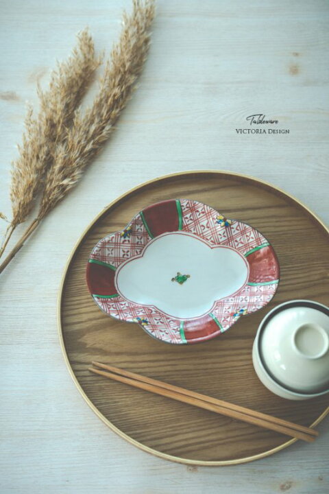 楽天市場】九谷6号皿5点セット(赤絵) 食器 赤絵金彩鳳凰紋 和食器 