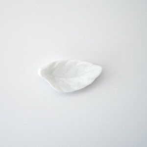 箸置き(木の葉) /ポーセラーツ 白磁 食器