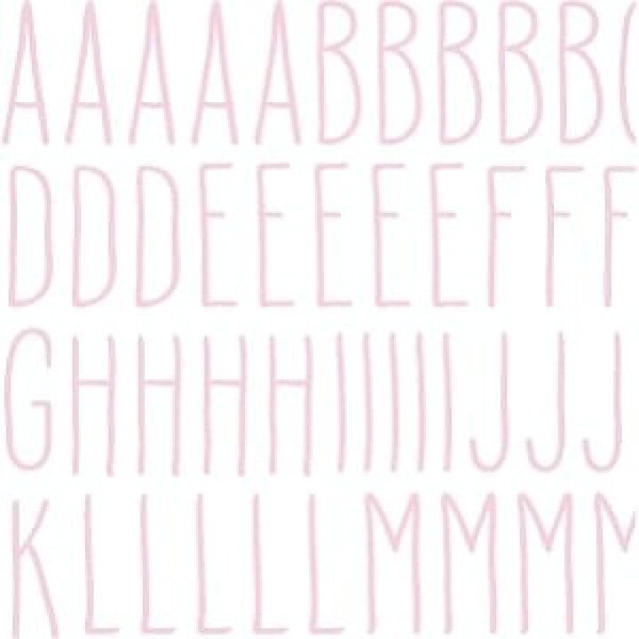 楽天市場 ポーセラーツ 転写紙 文字 Alphabet Handwriting アルファベットハンドライティング ベビーピンク Victoria Design