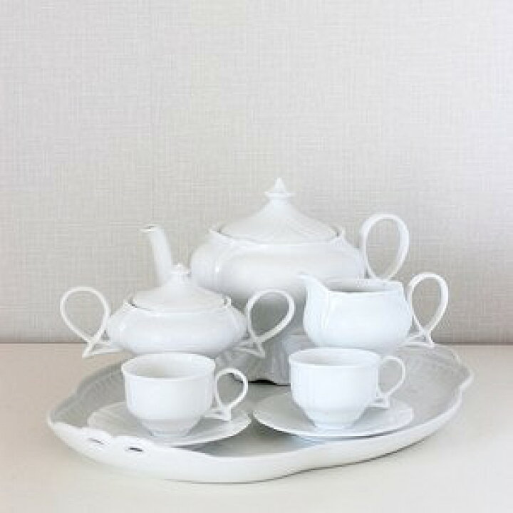 楽天市場】ポーセラーツ 白磁 まとめ買い 業務用 ティーセット 