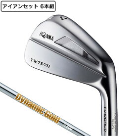 本間ゴルフ（HONMA）（メンズ）ツアーワールド TW757 B アイアンセット6本(5I〜9I、PW)Dynamic Gold HT