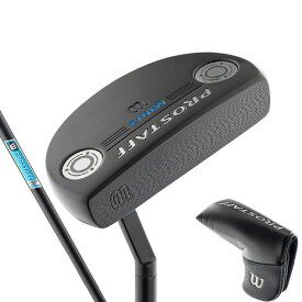 【11/14 10時〜 全商品最大P10倍 要エントリー】ウイルソンゴルフ（Wilson Golf）（メンズ）プロスタッフ PROSTAFF MT012 パター(ロフト3度)艶消しブラックE-coatingオリジナルスチール
