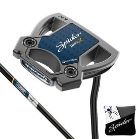 テーラーメイド（TAYLORMADE）（メンズ）スパイダーツアーX トゥルーパス ダブルベンド パター(ロフト3度)KBS BLACK STEPLESS STEEL SHAFT