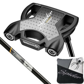【11/11 1:59まで さらに最大P10倍】テーラーメイド（TAYLORMADE）（メンズ）スパイダー ツアー トラス TM1 パター(ロフト3度)KBS BLACK STEPLESS STEEL SHAFT