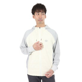 トランスコンチネンツ（TRANS CONTINENTS）（メンズ）ゴルフウェア アウター 布帛切替フルジップニットパーカー 23WTRX01
