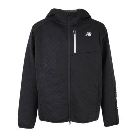 ニューバランス（new balance）（メンズ）ゴルフウェア アウター 防風 中綿 QUILTED フルジップ フーディ 012-5220006-010