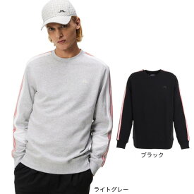 【6万円以上6,000円OFFクーポン 4/24 20時から28h限定】J.LINDEBERG（メンズ）ゴルフウェア アウター Sneaky ラバープリントクルーネック 071-39912