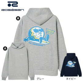ROSASEN（メンズ、レディース）ゴルフウェア アウター 長袖パーカー ボールボーイ サガラ刺繍 044-34812-25AW