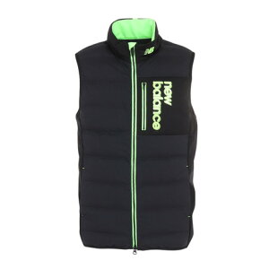 ニューバランス(new balance)(メンズ)ゴルフウェア アウター 防風 吸湿発熱 ライトダウン フルジップ ベスト 012-3258003-010