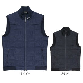 【6万円以上6,000円OFFクーポン 4/24 20時から28h限定】J.LINDEBERG（メンズ）ゴルフウェア アウター 保温 Quilt ハイブリッドベスト 071-49071