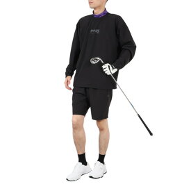 【11/11 1:59まで さらに最大P10倍】ピン（PING）（メンズ）ゴルフウェア スニードジャック×ショートパンツ 上下セット 621-5220802-010