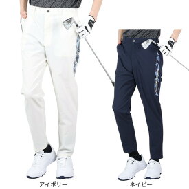 トランスコンチネンツ（TRANS CONTINENTS）（メンズ）ゴルフウェア 幾何柄ロングパンツ 24WTRX02