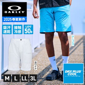【11/16 23:59まで 全商品最大P10倍要エントリー】オークリー（OAKLEY）（メンズ）ゴルフウェア 吸汗速乾 接触冷感 STALWART WARP ショーツ FOA407847