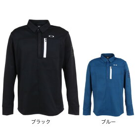 【1,500円OFFクーポン 5/30限定 2万円以上購入】オークリー（OAKLEY）（メンズ）ゴルフウェア 吸汗 速乾 BLUR JQ 長袖シャツ FOA405740