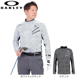 【11/16 23:59まで 全商品最大P10倍要エントリー】オークリー（OAKLEY）（メンズ）ゴルフウェア 吸汗速乾 Skull Pliable 長袖モックシャツ FOA405736