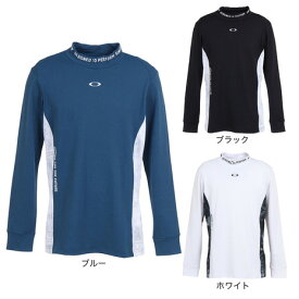 【1,500円OFFクーポン 5/25限定 2万円以上購入】オークリー（OAKLEY）（メンズ）ゴルフウェア 吸汗 速乾 Slightly Paisley 長袖モックシャツ FOA405739